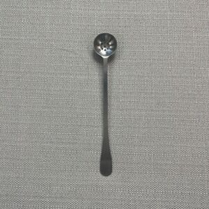 Stainless Steel Spoon Long Handle Perforated Olive Strainer 7.5in